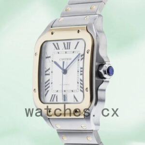 Cartier Santos 39mm W2SA0009 Men’s Automatic White Dial Replica Watches
