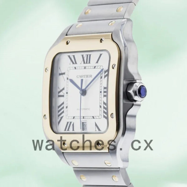 Cartier Santos 39mm W2SA0009 Men’s Automatic White Dial Replica Watches