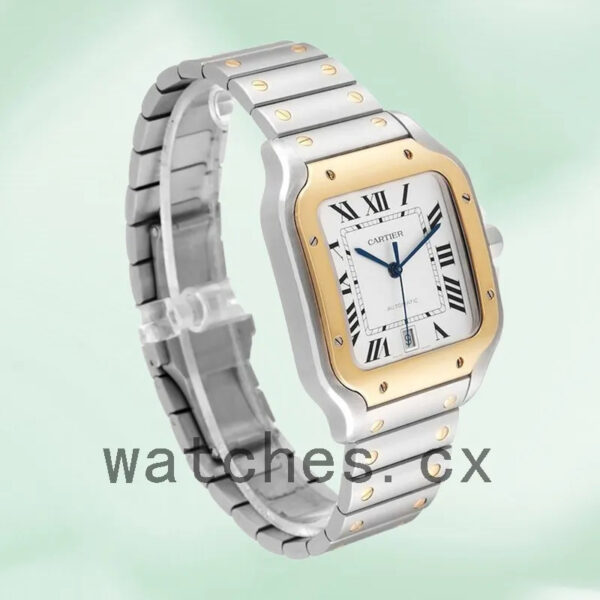 Cartier Santos 39mm W2SA0009 Men’s Automatic White Dial Replica Watches
