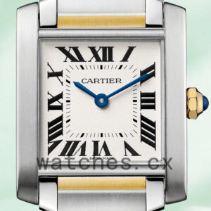 Cartier Tank Francaise 25mm W2TA0003 Ladies Quartz White Dial Replica Watches