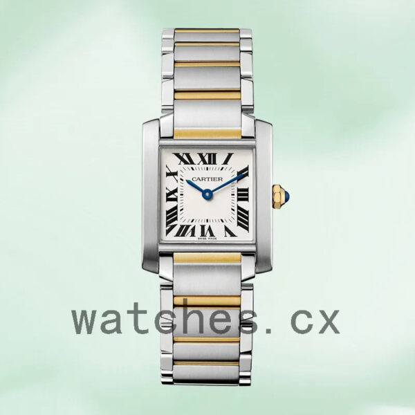 Cartier Tank Francaise 25mm W2TA0003 Ladies Quartz White Dial Replica Watches