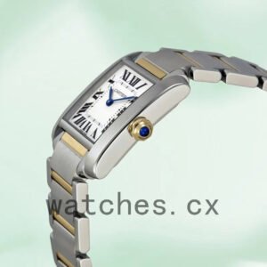 Cartier Tank Francaise 25mm W2TA0003 Ladies Quartz White Dial Replica Watches