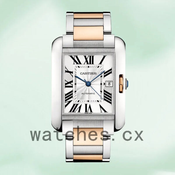 Cartier Tank Anglaise Men’s W5310006 36mm Silver-tone Quartz Replica Watches