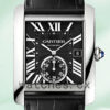 Cartier Tank MC 36mm W5330004 Men’s Silver-tone Leather Strap Replica Watches