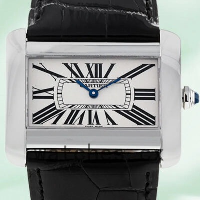Cartier Tank Divan Men’s W6300655 40mm Silver-tone Quartz Replica Watches