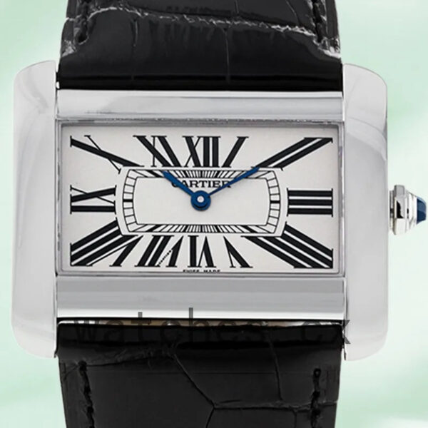 Cartier Tank Divan Men’s W6300655 40mm Silver-tone Quartz Replica Watches