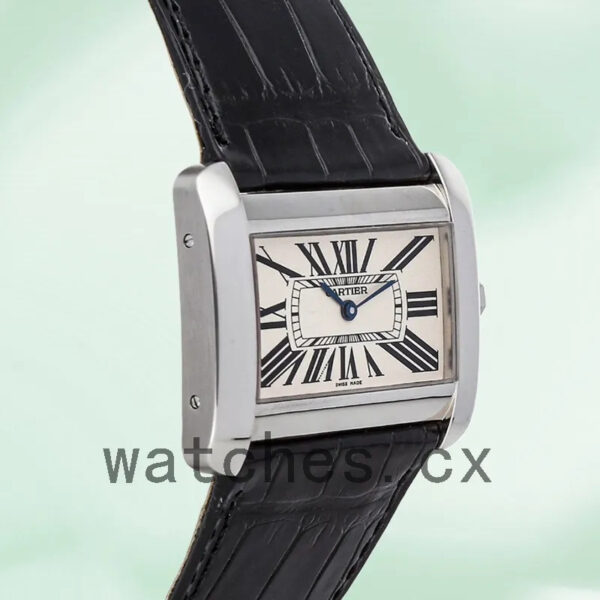 Cartier Tank Divan Men’s W6300655 40mm Silver-tone Quartz Replica Watches