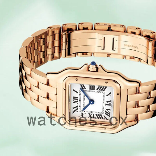 Cartier Panthere WGPN0007 Ladies 27mm Bracelet Rose Gold-tone Replica Watches