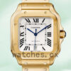 Cartier Santos WGSA0029 Men’s 39mm Bracelet White Dial Replica Watches