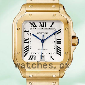 Cartier Santos WGSA0029 Men’s 39mm Bracelet White Dial Replica Watches
