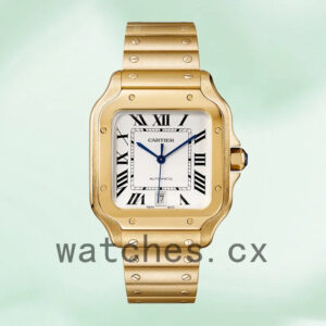 Cartier Santos WGSA0029 Men’s 39mm Bracelet White Dial Replica Watches
