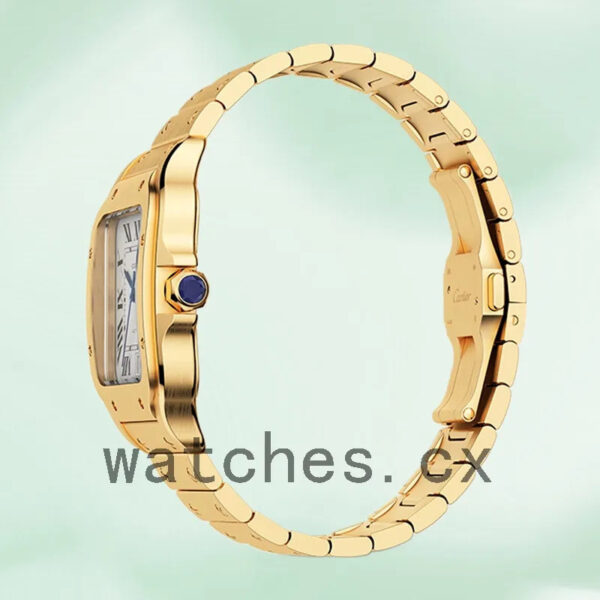 Cartier Santos WGSA0029 Men’s 39mm Bracelet White Dial Replica Watches - Image 4