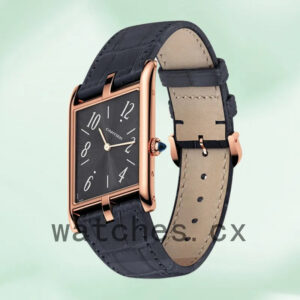 Cartier Tank Asymetrique Men’s 26mm WGTA0043 Black Dial Replica Watches