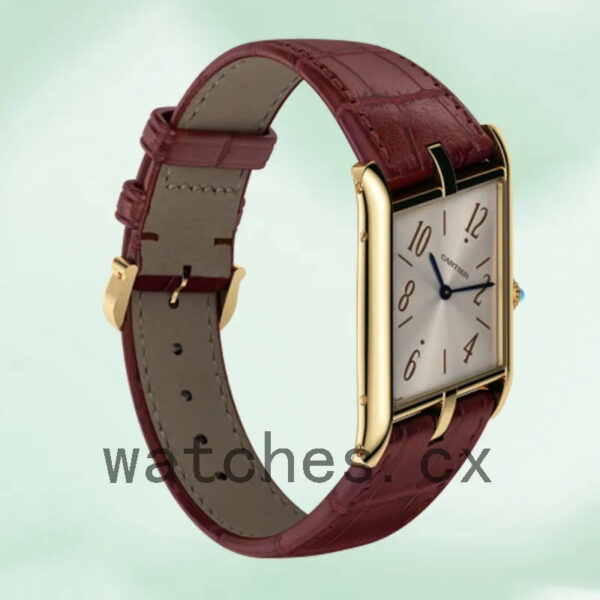 Cartier Tank Asymetrique 26mm WGTA0044 Men’s Gold-tone White Dial Replica Watches