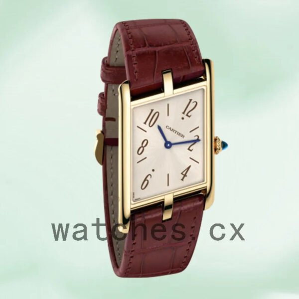 Cartier Tank Asymetrique 26mm WGTA0044 Men’s Gold-tone White Dial Replica Watches