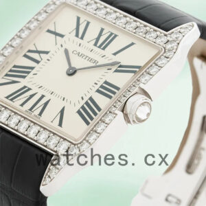 Cartier Santos Ladies 33mm WH100251 Silver-tone Quartz Replica Watches