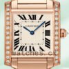 Cartier Tank Francaise 25mm/34mm WJTA0023 Ladies White Dial Replica Watches