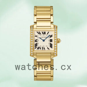 Cartier Tank Francaise Ladies 25mm/34mm WJTA0025 White Dial Quartz Replica Watches