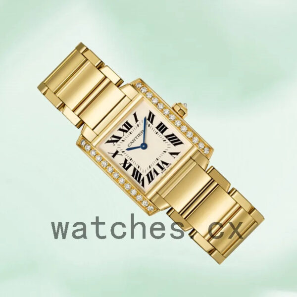 Cartier Tank Francaise Ladies 25mm/34mm WJTA0025 White Dial Quartz Replica Watches