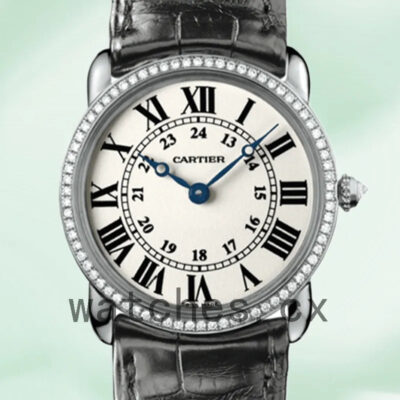 Cartier Ronde 30mm/36mm WR000251 Ladies White Dial Replica Watches