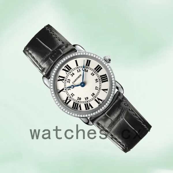 Cartier Ronde 30mm/36mm WR000251 Ladies White Dial Replica Watches