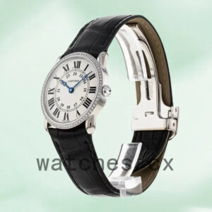 Cartier Ronde 30mm/36mm WR000251 Ladies White Dial Replica Watches