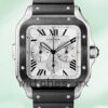 Cartier Santos 43mm WSSA0017 Men’s Silver Dial Replica Watches