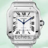Cartier Santos WSSA0018 Men’s 39mm White Dial Replica Watches