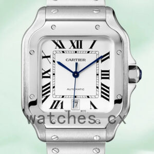 Cartier Santos WSSA0018 Men’s 39mm White Dial Replica Watches