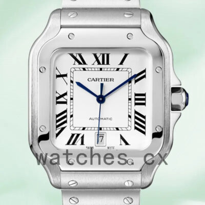 Cartier Santos WSSA0018 Men’s 39mm White Dial Replica Watches