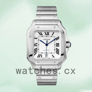 Cartier Santos WSSA0018 Men’s 39mm White Dial Replica Watches