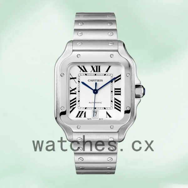 Cartier Santos WSSA0018 Men’s 39mm White Dial Replica Watches