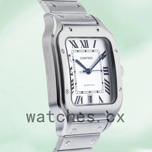 Cartier Santos WSSA0018 Men’s 39mm White Dial Replica Watches