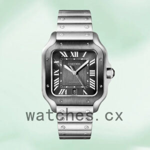 Cartier Santos WSSA0037 Men’s 39mm Black Dial Replica Watches
