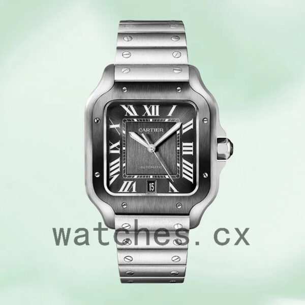 Cartier Santos WSSA0037 Men’s 39mm Black Dial Replica Watches