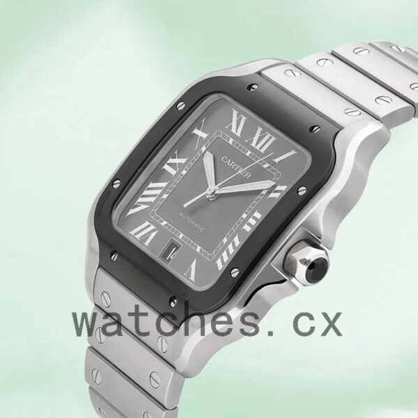 Cartier Santos WSSA0037 Men’s 39mm Black Dial Replica Watches