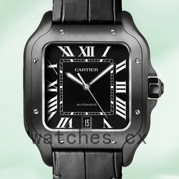 Cartier Santos WSSA0039 39mm Men’s Leather Strap Automatic Replica Watches
