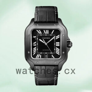 Cartier Santos WSSA0039 39mm Men’s Leather Strap Automatic Replica Watches