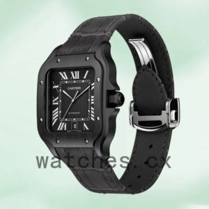 Cartier Santos WSSA0039 39mm Men’s Leather Strap Automatic Replica Watches