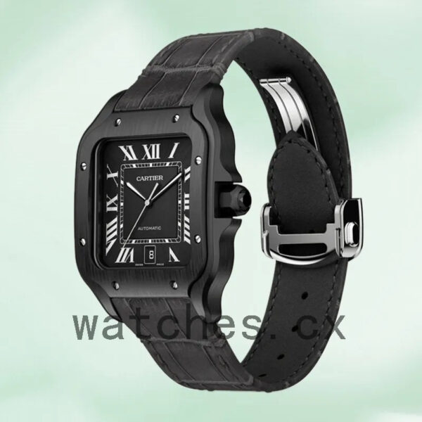 Cartier Santos WSSA0039 39mm Men’s Leather Strap Automatic Replica Watches