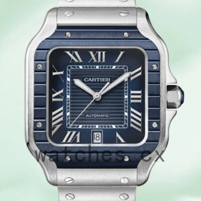 Cartier Santos WSSA0048 Men’s 39mm Silver-tone Replica Watches