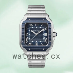 Cartier Santos WSSA0048 Men’s 39mm Silver-tone Replica Watches