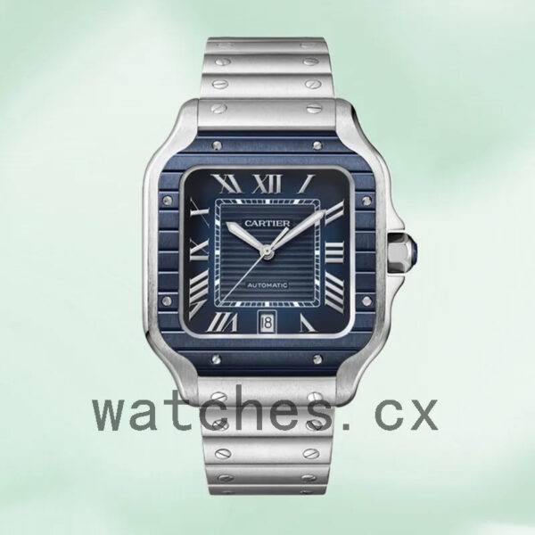 Cartier Santos WSSA0048 Men’s 39mm Silver-tone Replica Watches