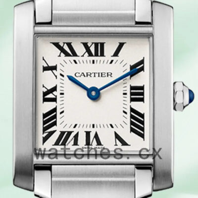 Cartier Tank Francaise WSTA0005 25mm/34mm Ladies Silver-tone Replica Watches