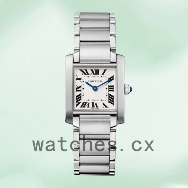 Cartier Tank Francaise WSTA0005 25mm/34mm Ladies Silver-tone Replica Watches