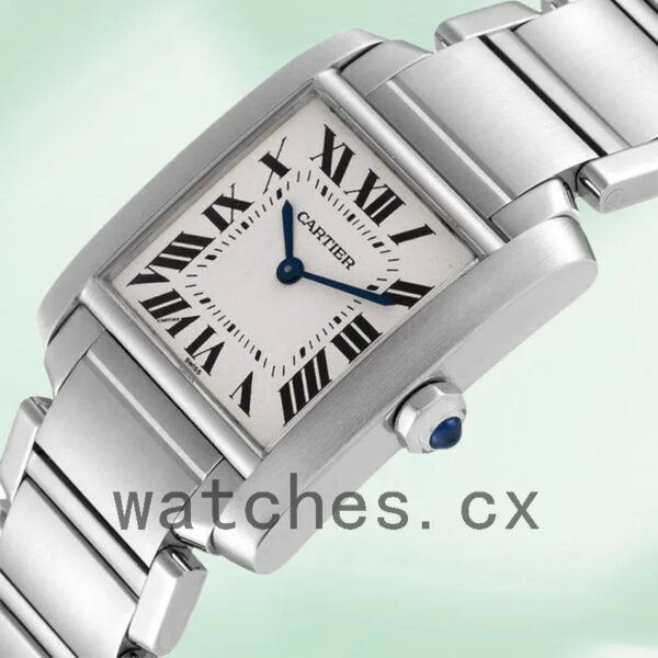 Cartier Tank Francaise WSTA0005 25mm/34mm Ladies Silver-tone Replica Watches