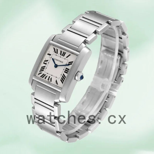 Cartier Tank Francaise WSTA0005 25mm/34mm Ladies Silver-tone Replica Watches