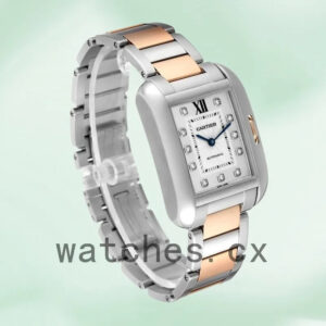 Cartier Tank Anglaise WT100025 Men’s 36mm Quartz Bracelet Replica Watches