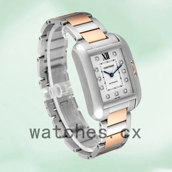 Cartier Tank Anglaise WT100025 Men’s 36mm Quartz Bracelet Replica Watches
