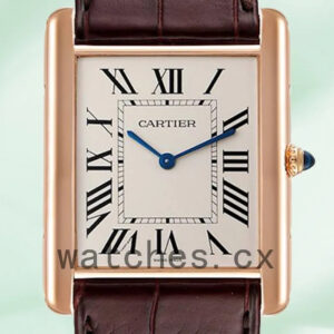 Cartier Tank Louis W1560017 28mm/36mm Ladies/Men’s Rose Gold-tone Replica Watches